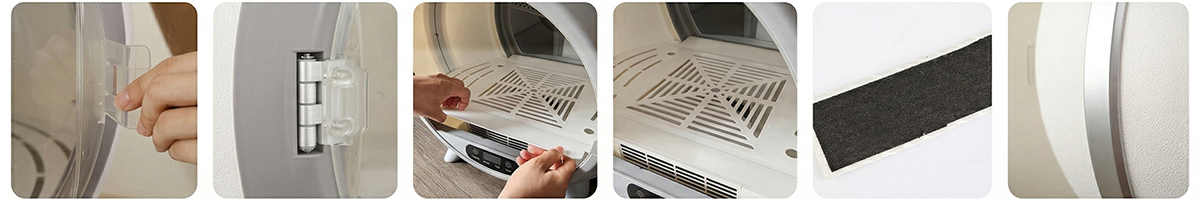 Temperature control pet dryer