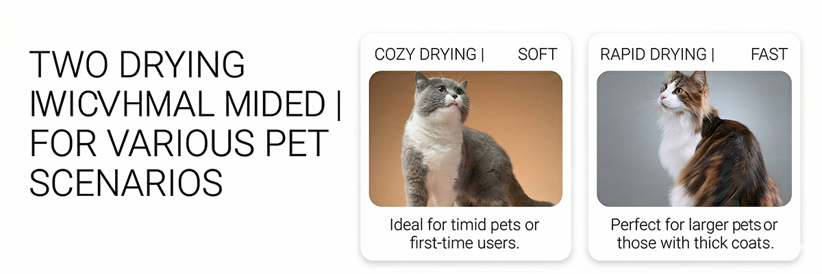 Collapsible pet hair dryer