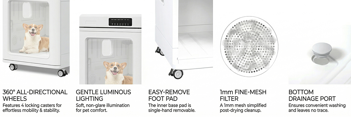 Home pet grooming suite