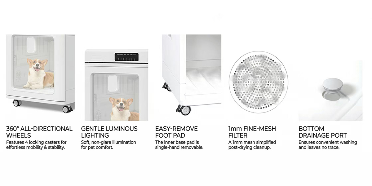 Smart pet drying cabin supplier