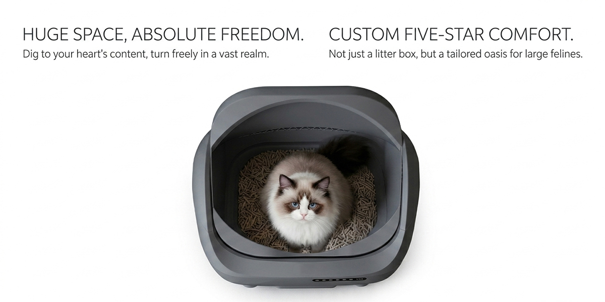 White Label UV Cat Toilet