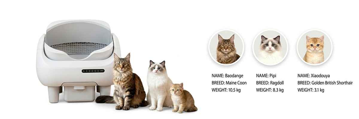 Touch Panel Pet Waste Tray