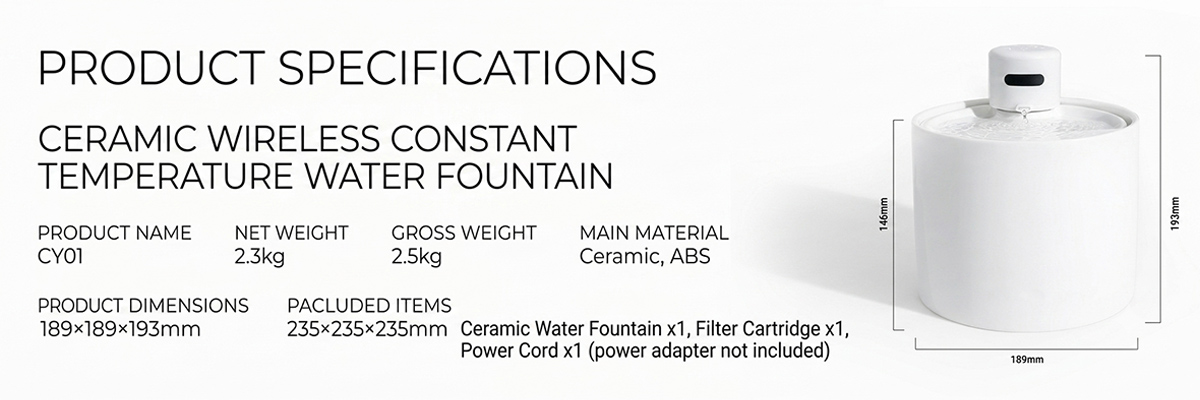 Premium pet water fountain OEM