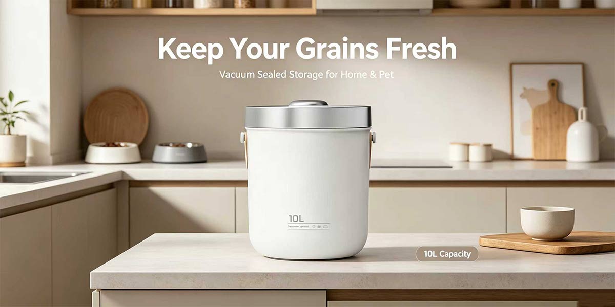 cat food vacuum storage container