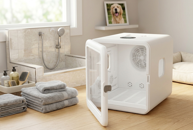 Pet drying box